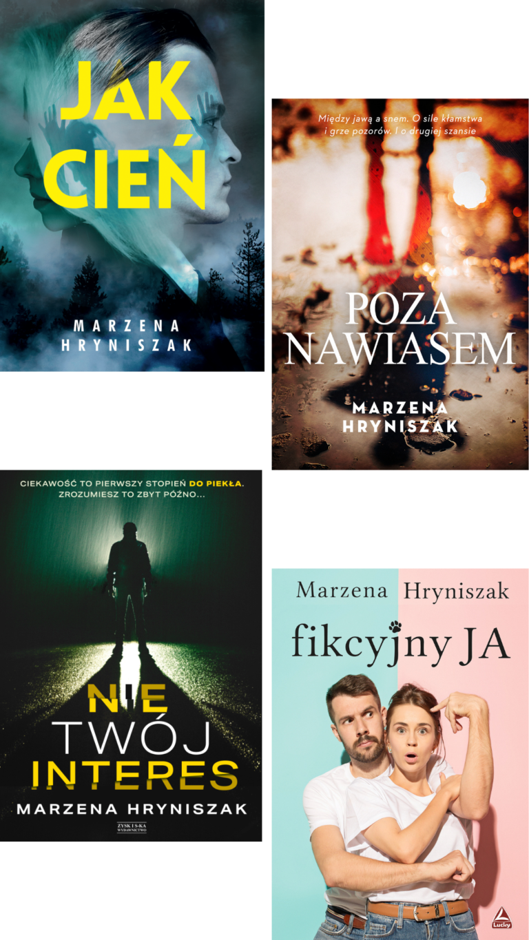 Powieści Marzeny Hryniszak kupisz w księgarniach